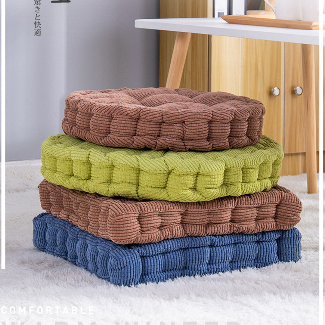 SOGA 4X Coffee Square Cushion Soft Leaning Plush Backrest Throw Seat Pillow Home Office Decor-Chair & Sofa Cushions-PEROZ Accessories