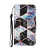 Anymob iPhone Black Geometric Painted Phone Case Magnetic Wallet Card slot Back Cover-PEROZ Accessories
