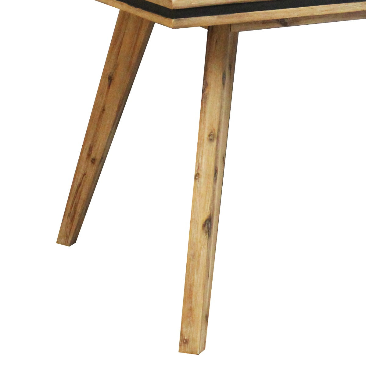 Dining Table 180cm Medium Size Solid Acacia Wooden Frame in Silver Brush Colour-Furniture > Dining-PEROZ Accessories