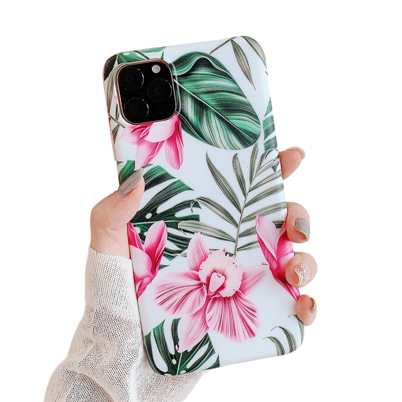 Anymob iPhone Pink Orchid Case Back Cover Silicone Phone Cases-Mobile Phone Cases-PEROZ Accessories