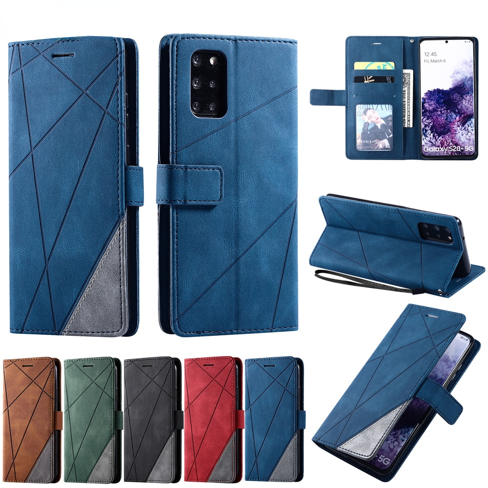 Anymob Samsung Black Flip Case Leather Phone Wallet Cover Protection-Mobile Phone Cases-PEROZ Accessories