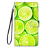 Anymob Samsung Lemons Fashion Painted Flip Phone Case Leather Wallet Cover-Mobile Phone Cases-PEROZ Accessories