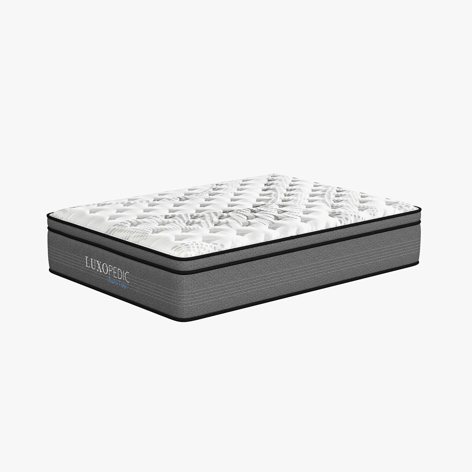 Luxopedic Pocket Spring Mattress 5 Zone 32CM Euro Top Memory Foam Medium Firm-Mattresses & Futons-PEROZ Accessories