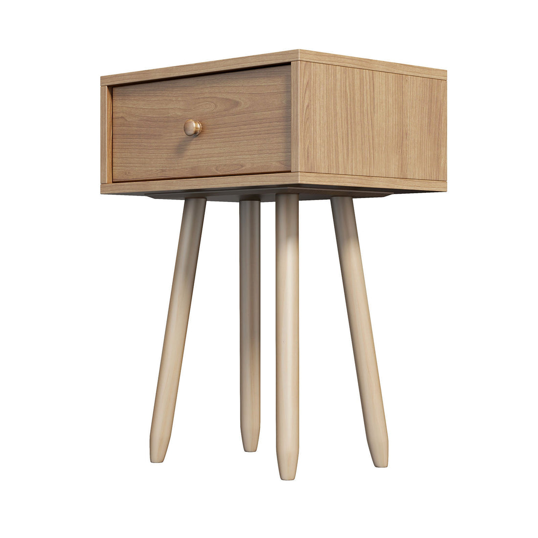 Milano Decor Bedside Table Kirrawee Drawers Nightstand Unit Cabinet Storage-Bedside Tables-PEROZ Accessories