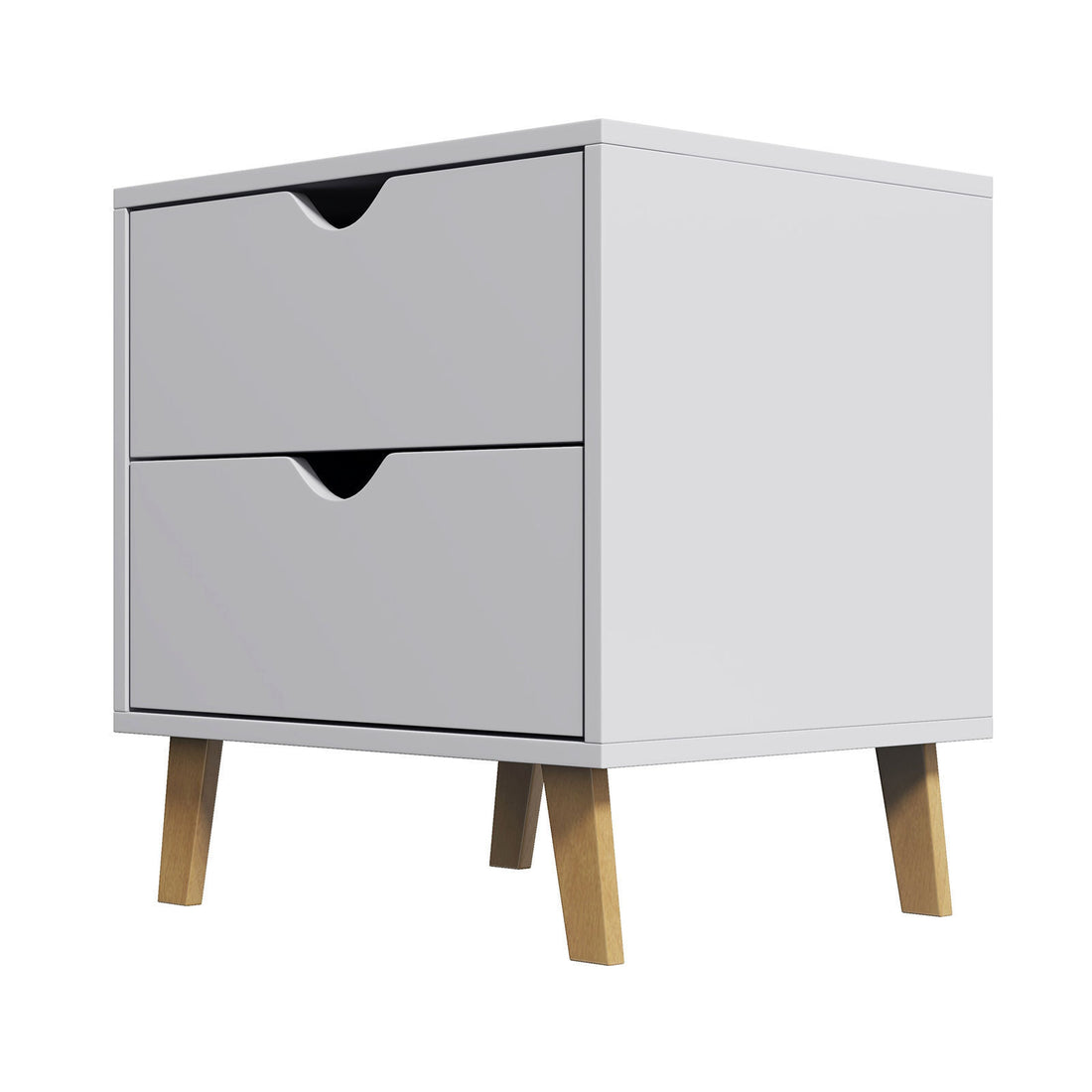 Milano Decor Bedside Table Turramurra Drawers Nightstand Unit Cabinet Storage-Bedside Tables-PEROZ Accessories