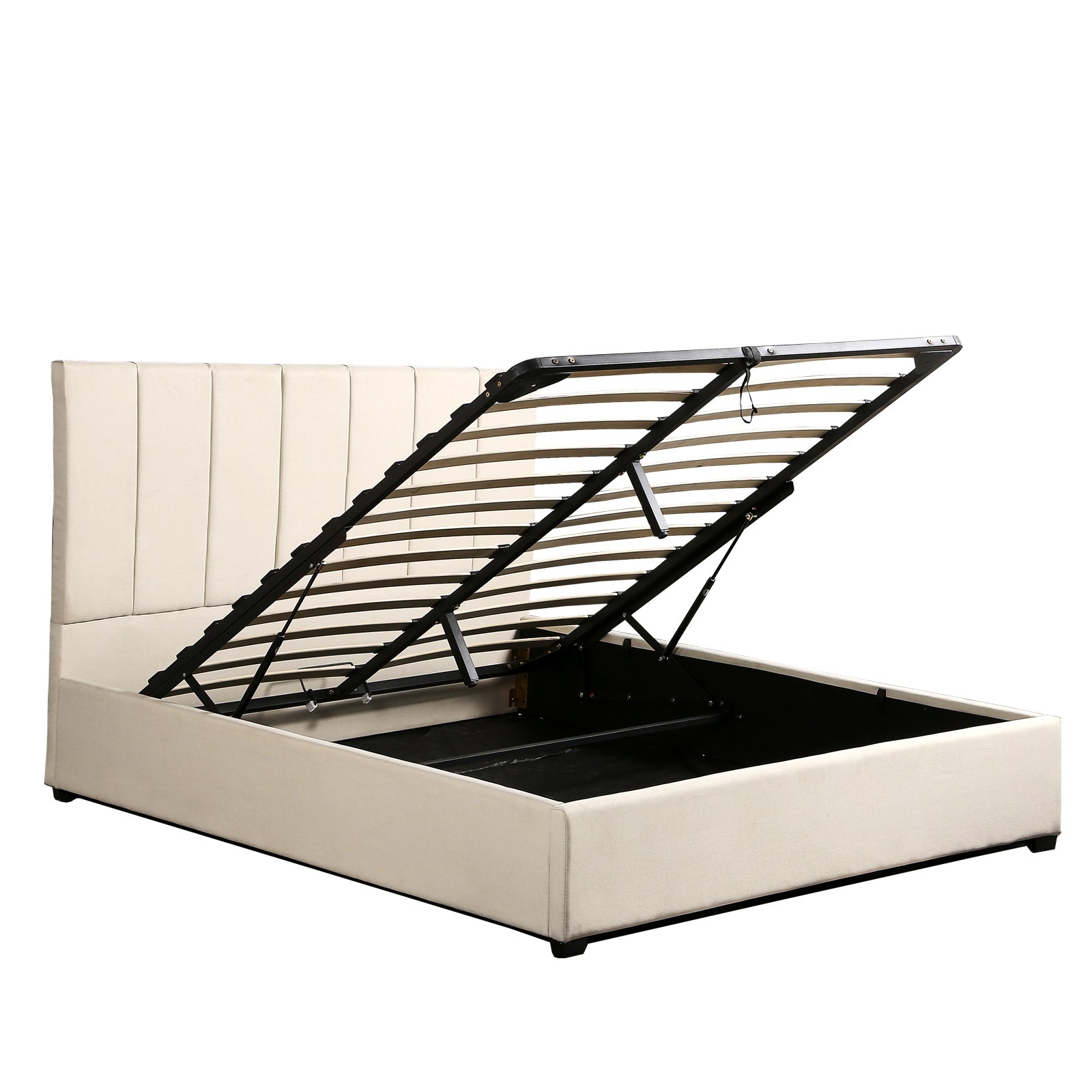 Milano Decor Vaucluse Gas Lift Storage Bed-Bed Frames & Bases-PEROZ Accessories