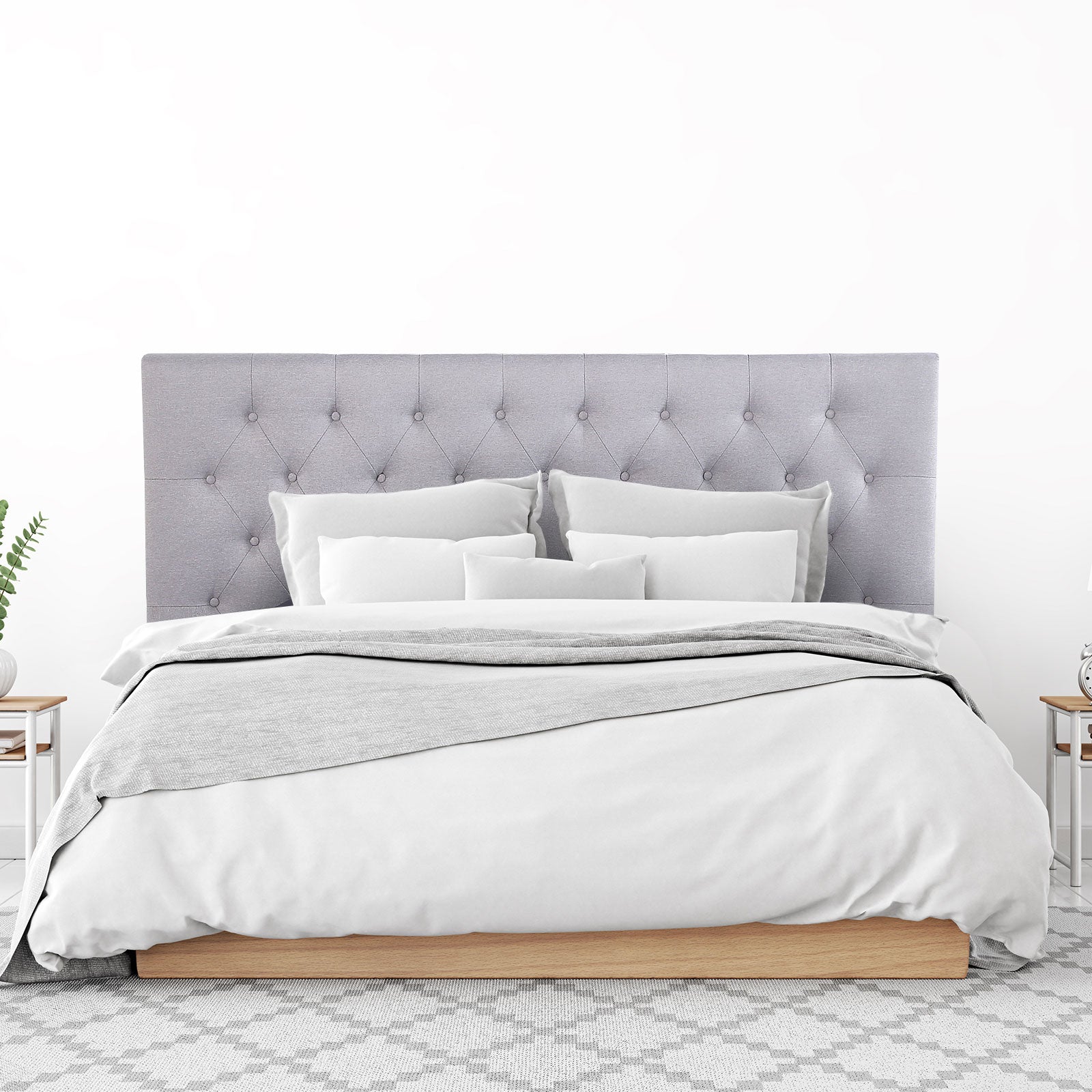 Milano Decor Yorkshire Tufted Bed Head-Bed Frames & Bases-PEROZ Accessories