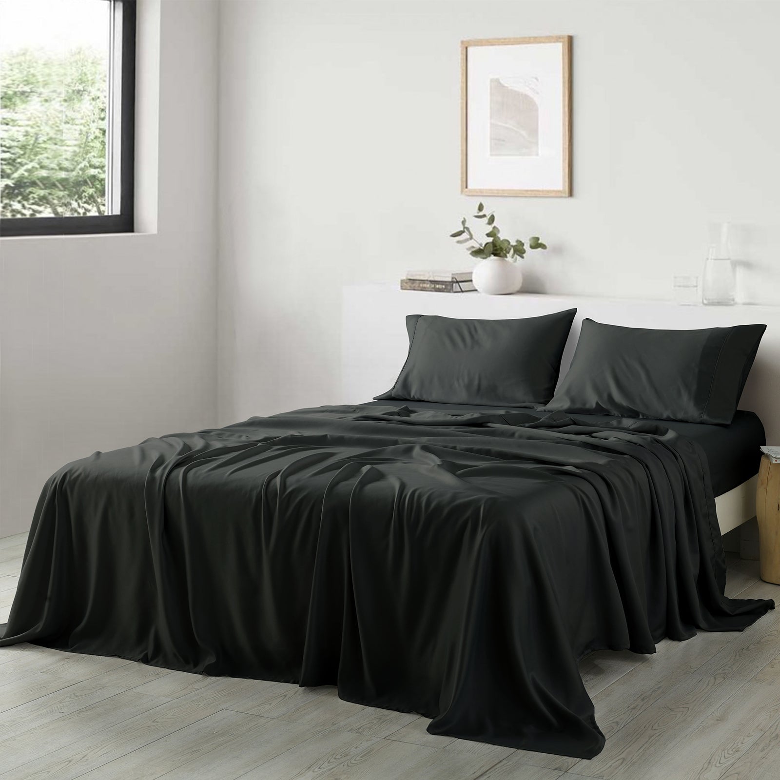 Royal Comfort 600 Thread Count Cooling Ultra Soft Tencel Eucalyptus Sheet Set-Bed Linen-PEROZ Accessories