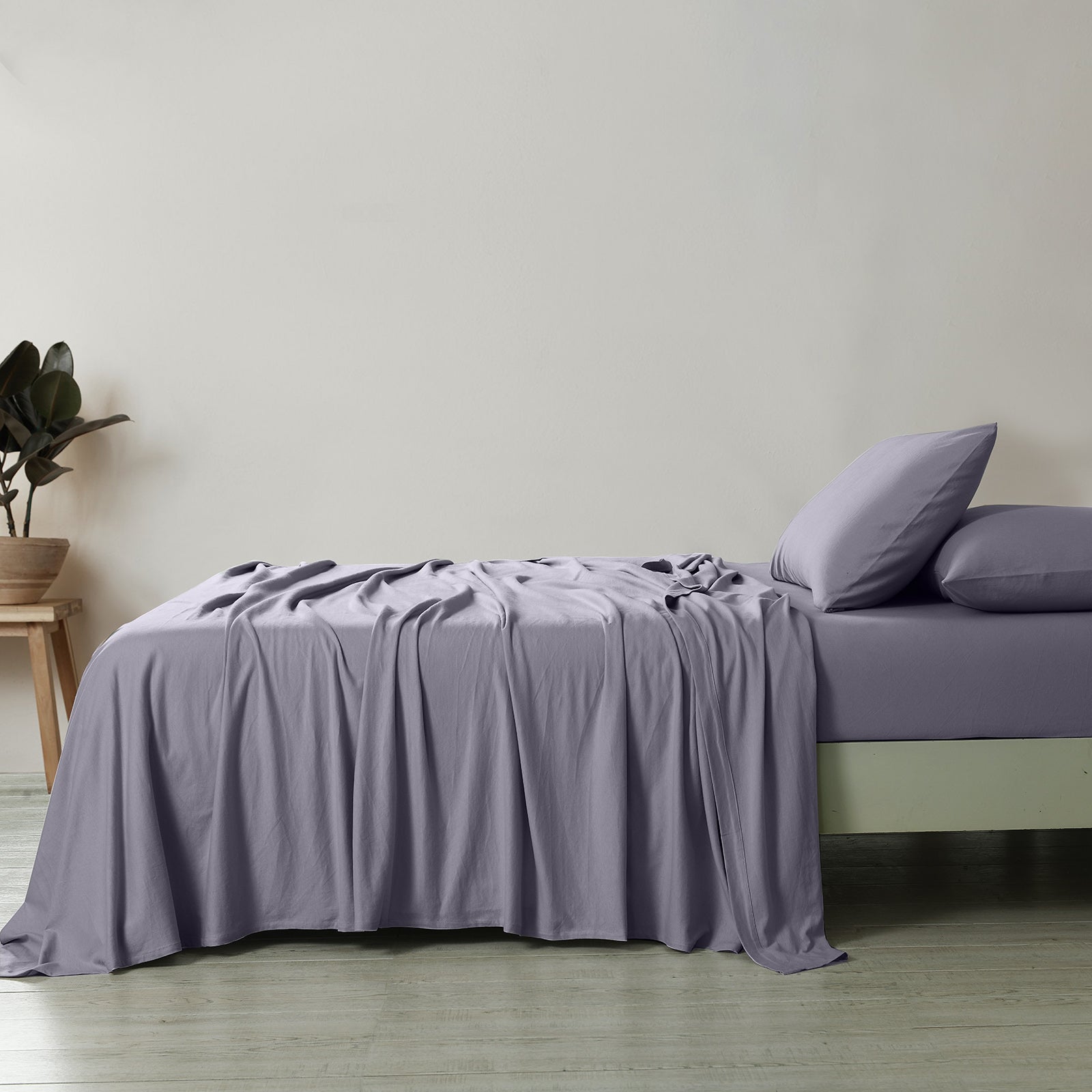 Royal Comfort 100% Jersey Cotton 4 Piece Sheet Set-Bed Linen-PEROZ Accessories