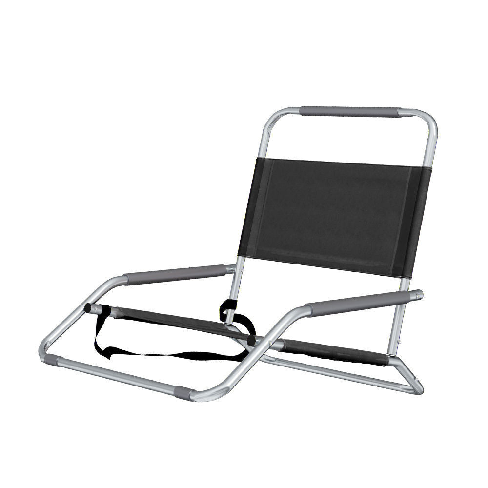 Havana Outdoors Beach Chair Folding Portable Summer Camping Outdoors-Folding Chairs & Stools-PEROZ Accessories