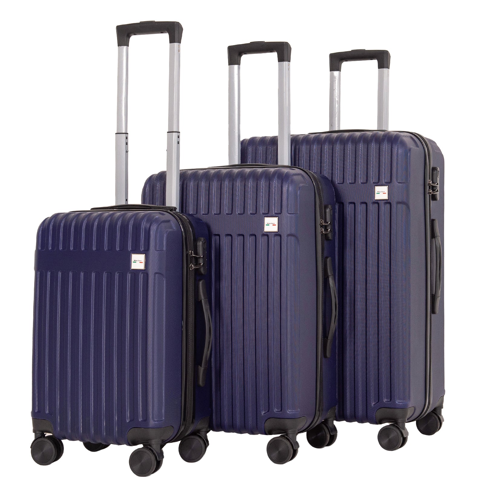 Milano Decor Luggage Set Travel Hard Case 20" 24" 28" Hard Case Durable-Luggage-PEROZ Accessories
