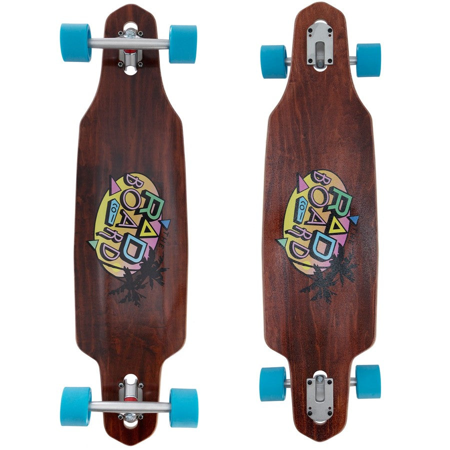 RAD Complete Drop Through " x 36" Longboard-Skateboards-PEROZ Accessories