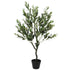 Artificial Olive Tree with Olives 125cm-Home & Garden > Artificial Plants-PEROZ Accessories