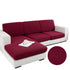 Anyhouz Sofa Cover Wine Red Polyester Thick Stretchable Cushion For Living Room 1Pc Back Cushion-Slipcovers-PEROZ Accessories