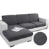 Anyhouz Sofa Cover Dark Gray Polyester Thick Stretchable Cushion For Living Room 1Pc Back Cushion-Slipcovers-PEROZ Accessories