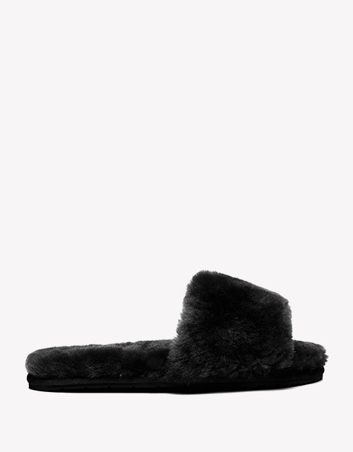Australian Shepherd UGG Slipper Wool Fluffy Slides Nala-Slides-PEROZ Accessories