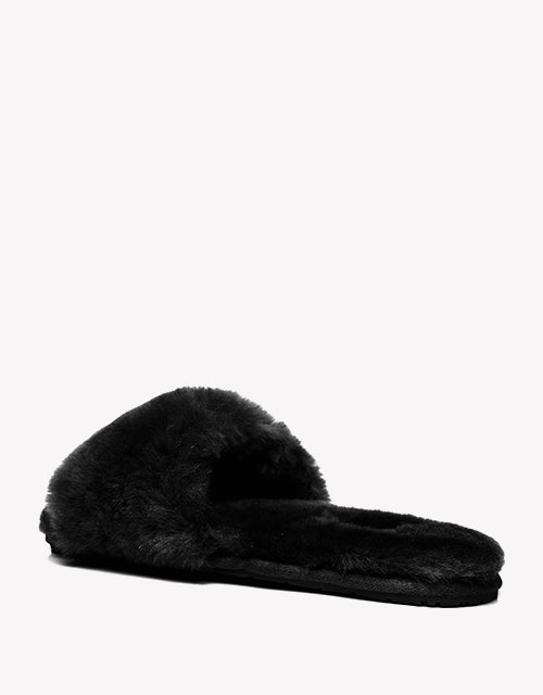 Australian Shepherd UGG Slipper Wool Fluffy Slides Nala-Slides-PEROZ Accessories