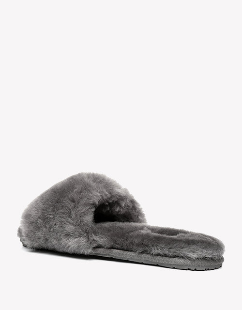 Australian Shepherd UGG Slipper Wool Fluffy Slides Nala-Slides-PEROZ Accessories