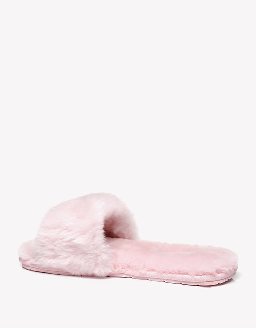 Australian Shepherd UGG Slipper Wool Fluffy Slides Nala-Slides-PEROZ Accessories