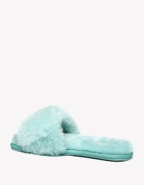 Australian Shepherd UGG Slipper Wool Fluffy Slides Nala-Slides-PEROZ Accessories