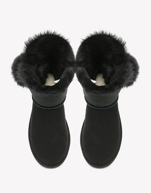 Australian Shepherd Australian Shepherd UGG Boots Ladies Short Pom Pom Blakely Water Resistant-Boots-PEROZ Accessories