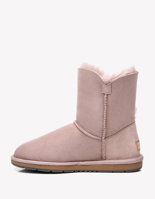 Australian Shepherd Australian Shepherd UGG Boots Ladies Short Pom Pom Blakely Water Resistant-Boots-PEROZ Accessories