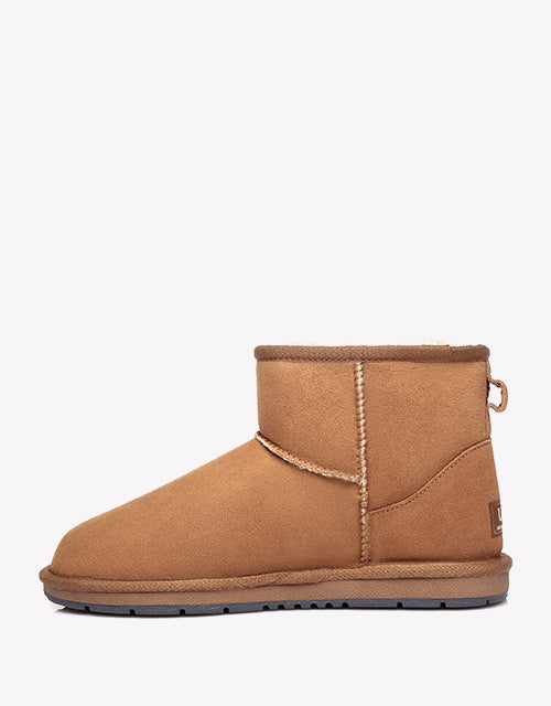 Water Resistant | UGG Boots Unisex Mini Classic Suede Sheepskin Wool Australian Shepherd-Boots-PEROZ Accessories