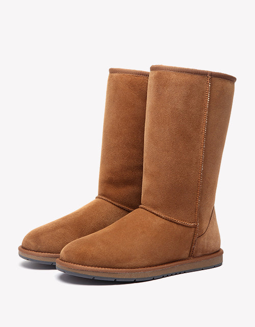 Australian Shepherd Ugg Boots Unisex Tall Classic Australia Premium Double Face Sheepskin-Boots-PEROZ Accessories