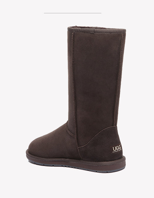Australian Shepherd Ugg Boots Unisex Tall Classic Australia Premium Double Face Sheepskin-Boots-PEROZ Accessories