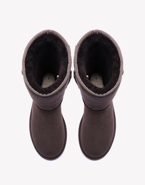 Australian Shepherd Ugg Boots Unisex Tall Classic Australia Premium Double Face Sheepskin-Boots-PEROZ Accessories