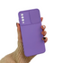 Anymob Samsung Case Purple Camera Lens Protection Phone Color Candy Soft Back Cover-Mobile Phone Cases-PEROZ Accessories