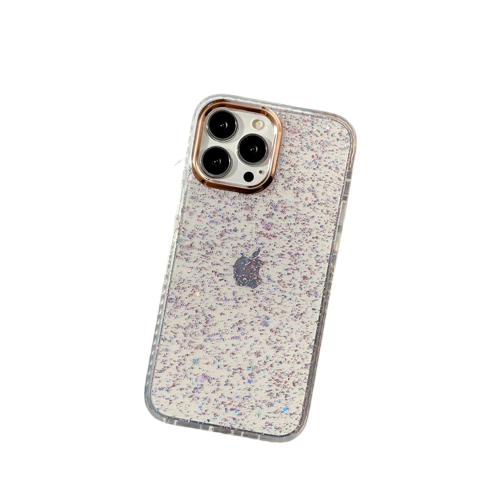 Anymob iPhone Case Pink Glitter Soft Silicone Crystal Cover Sequins Bumper-Mobile Phone Cases-PEROZ Accessories