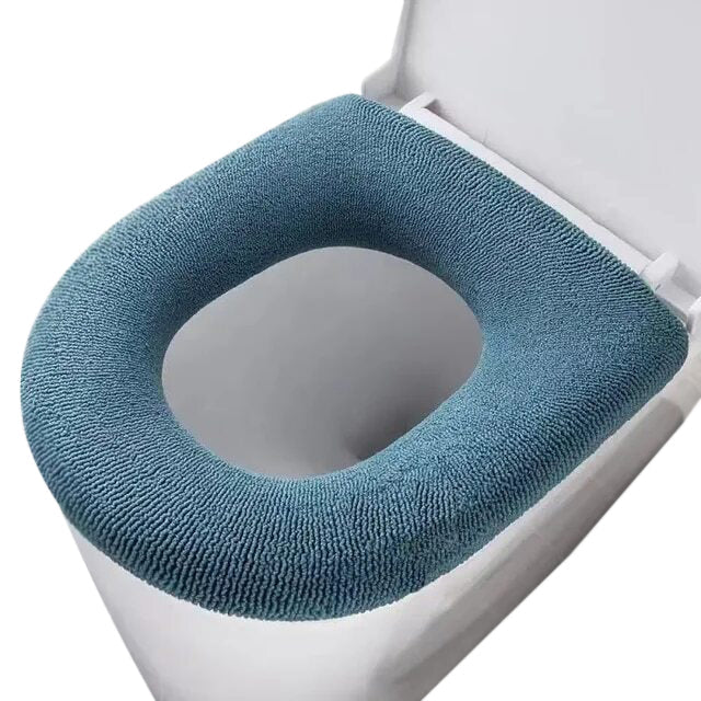 Anyhouz Toilet Seat A Green Washable Soft Mat Pad Cushion O-shape Seat Bidet Toilet Cover Accessories-Toilet Seat Cover-PEROZ Accessories