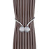 Anyhouz Curtains 100cm Brown Premium Plain Design Window Drape Curtains for Beedroom Living Room-Curtains & Drapes-PEROZ Accessories