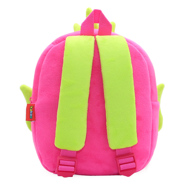 Anykidz 3D Rose Red Kids School Backpack Cute Cartoon Animal Style Children Toddler Plush Bag Perfect Accessories For Boys and Girls-Backpacks-PEROZ Accessories