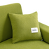 Anyhouz Pillowcase 45X45Cm Green Polyester Thick Stretchable Cushion For Living Room-Slipcovers-PEROZ Accessories