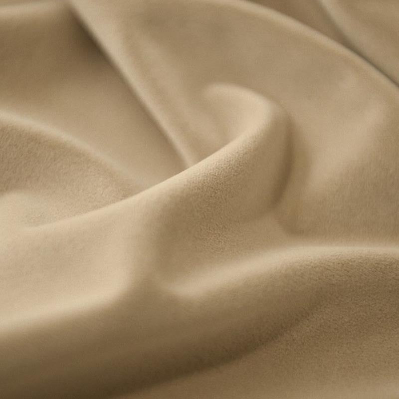 Anyhouz 500cm Khaki High Quality Modern Wool Velvet Blackout Curtains for Living Room Bedroom Dining Luxury Window Drape-Curtains & Drapes-PEROZ Accessories