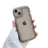 Anymob iPhone Black Phone Case Candy Color Bumper Transparent Back Cover-PEROZ Accessories