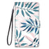 Anymob Samsung Green Stem Fashion Painted Flowers Flip Phone Case Leather Wallet Cover-Mobile Phone Cases-PEROZ Accessories