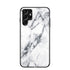 Anymob Samsung White Marble Pattern Case Shockproof Glass Phone Cover-Mobile Phone Cases-PEROZ Accessories