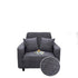 Anyhouz 1 Seater Sofa Cover Plain Gray Style and Protection For Living Room Sofa Chair Elastic Stretchable Slipcover-Slipcovers-PEROZ Accessories