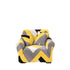 Anyhouz 1 Seater Sofa Cover Yellow Wave Style and Protection For Living Room Sofa Chair Elastic Stretchable Slipcover-Slipcovers-PEROZ Accessories