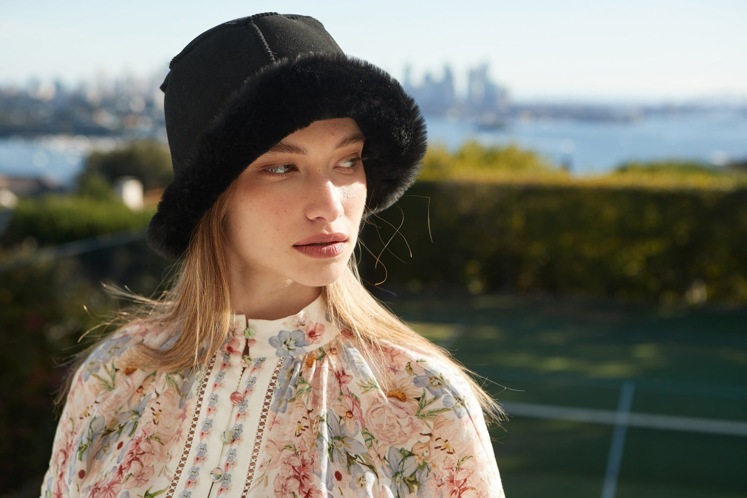 Ugg Sheepskin Reversible Bucket Hat-Hats-PEROZ Accessories
