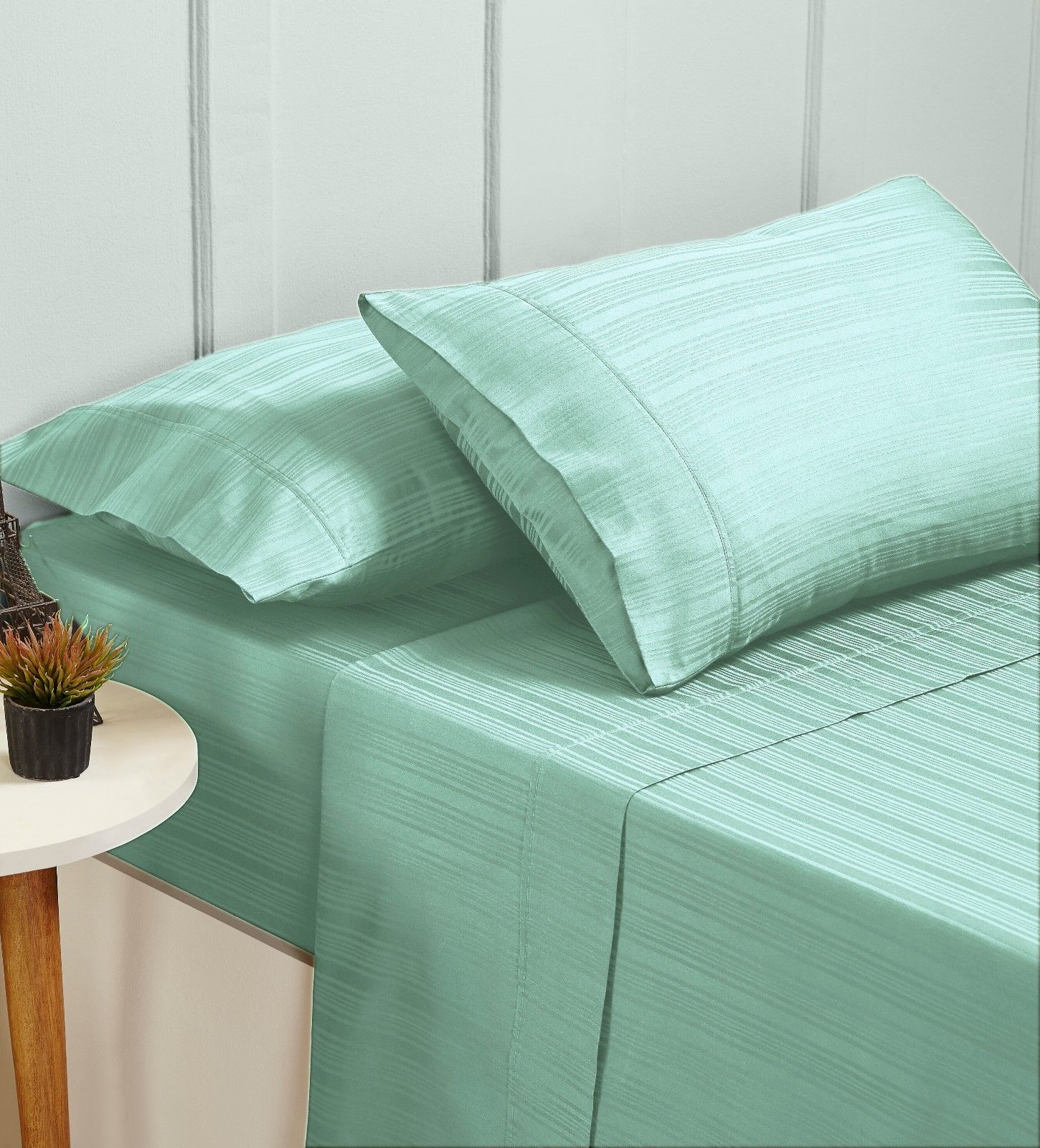 Bed Sheets Set 1000TC Cotton Blend Flat Fitted-Bed Linen-PEROZ Accessories