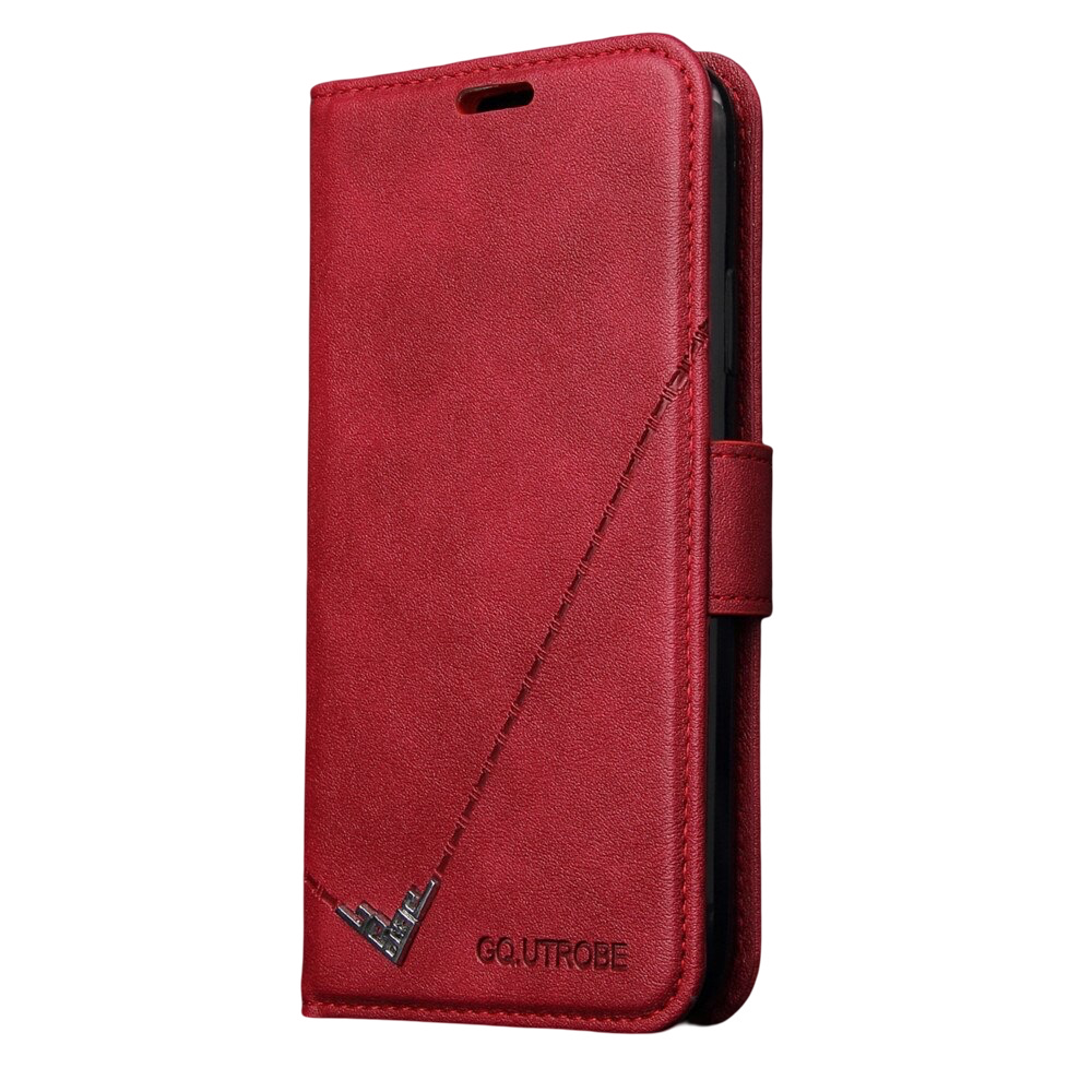 Anymob iPhone Case Red Flip Leather Card slot Wallet Book Style Cover-Mobile Phone Cases-PEROZ Accessories