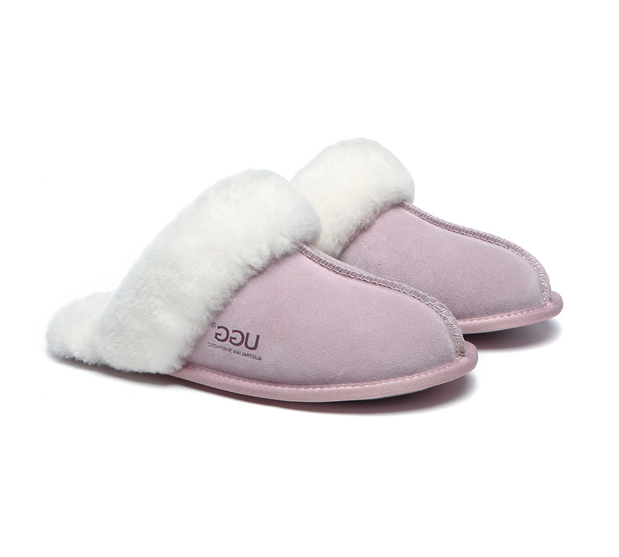 Ugg Australian Shepherd Soft Sole Slippers Unisex Rosa-Slippers-PEROZ Accessories