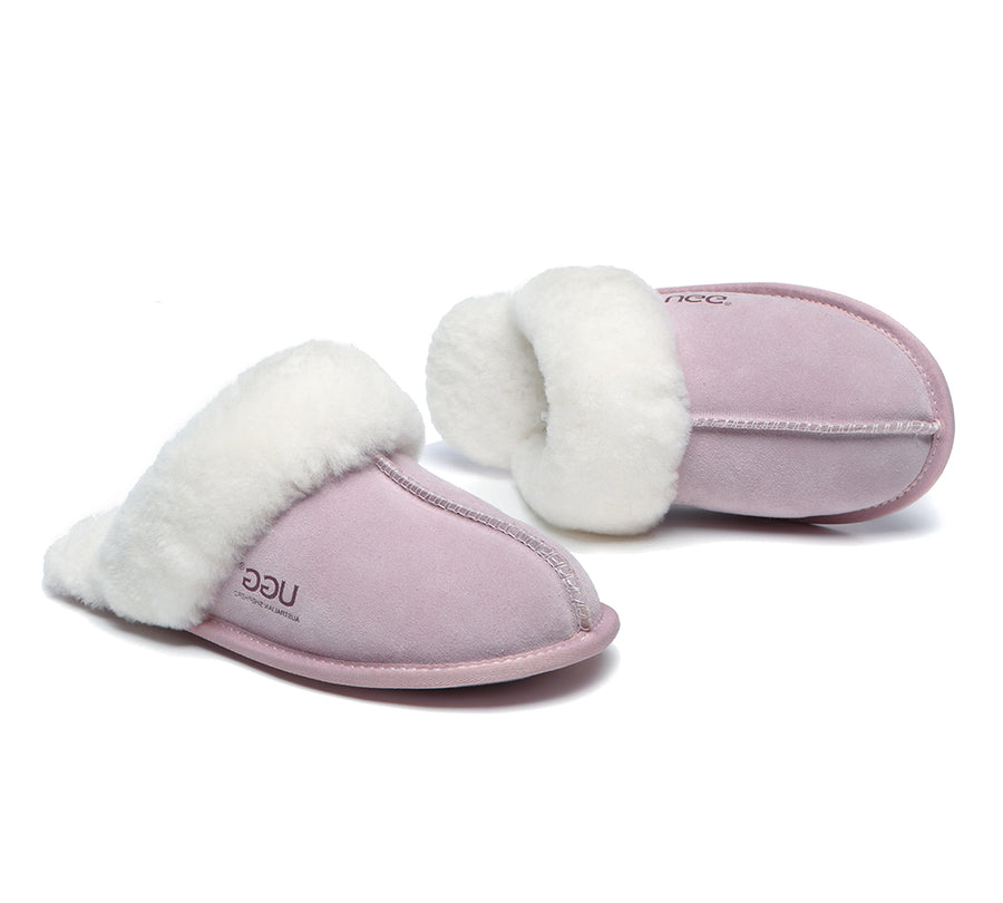 Ugg Australian Shepherd Soft Sole Slippers Unisex Rosa-Slippers-PEROZ Accessories