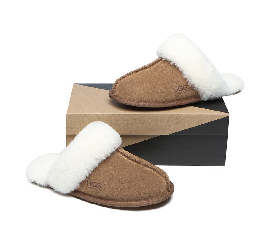 Ugg Australian Shepherd Soft Sole Slippers Unisex Rosa-Slippers-PEROZ Accessories