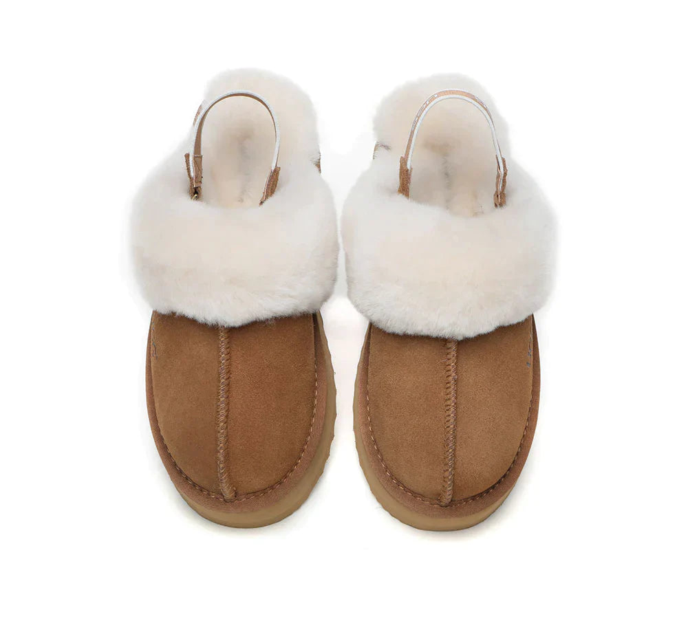 Australian Shepherd UGG Muffin Platform Slipper-Slippers-PEROZ Accessories