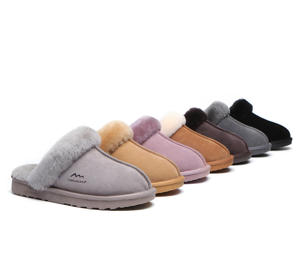 TARRAMARRA Premium Sheepskin Unisex Slippers Lyla-Slippers-PEROZ Accessories